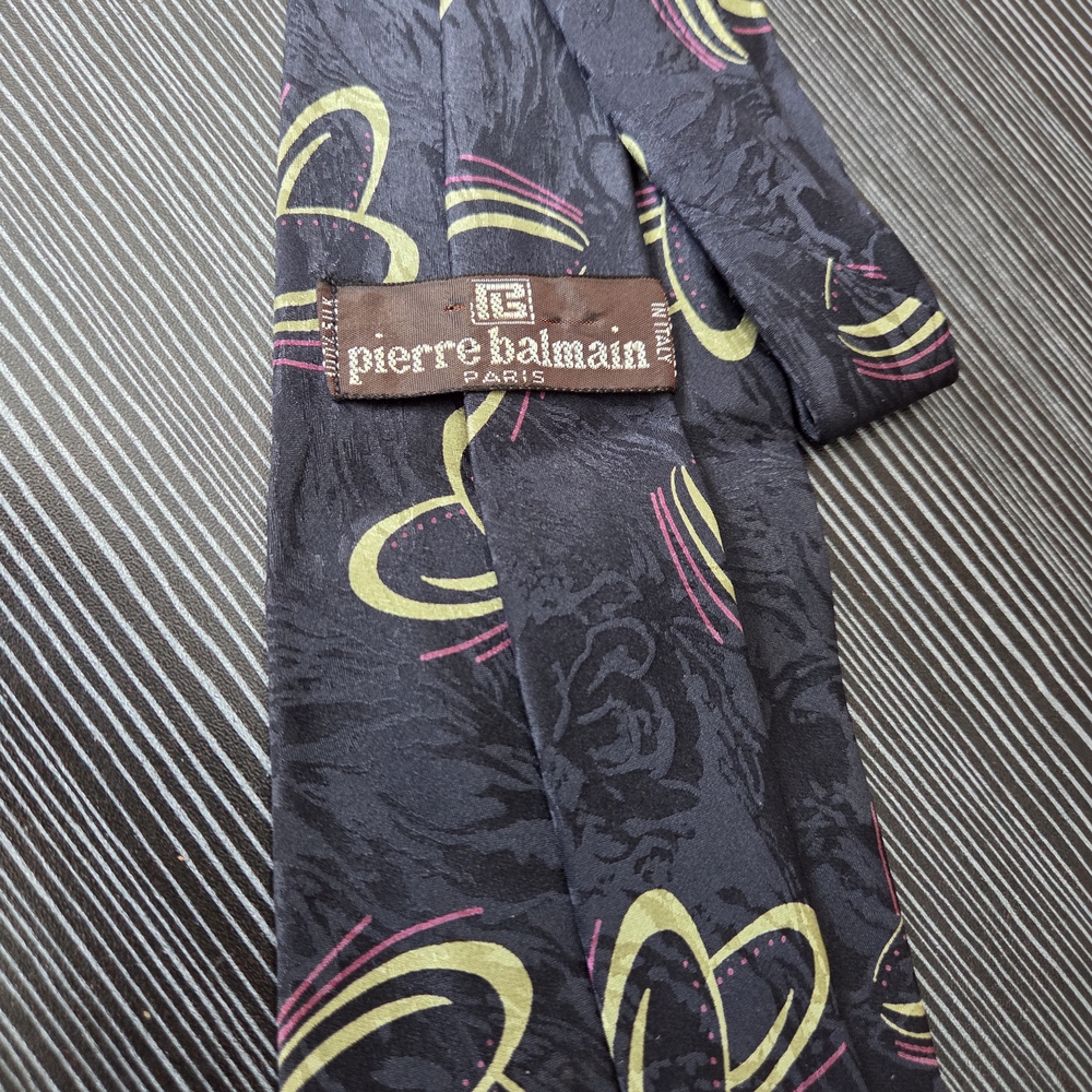 Pierre Balmain Kids Pajamas - Black with Yellow and Pink Accents